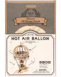Ξύλινο 3D παζλ Robo Time  140 κομμάτια - Αερόστατο - 3t